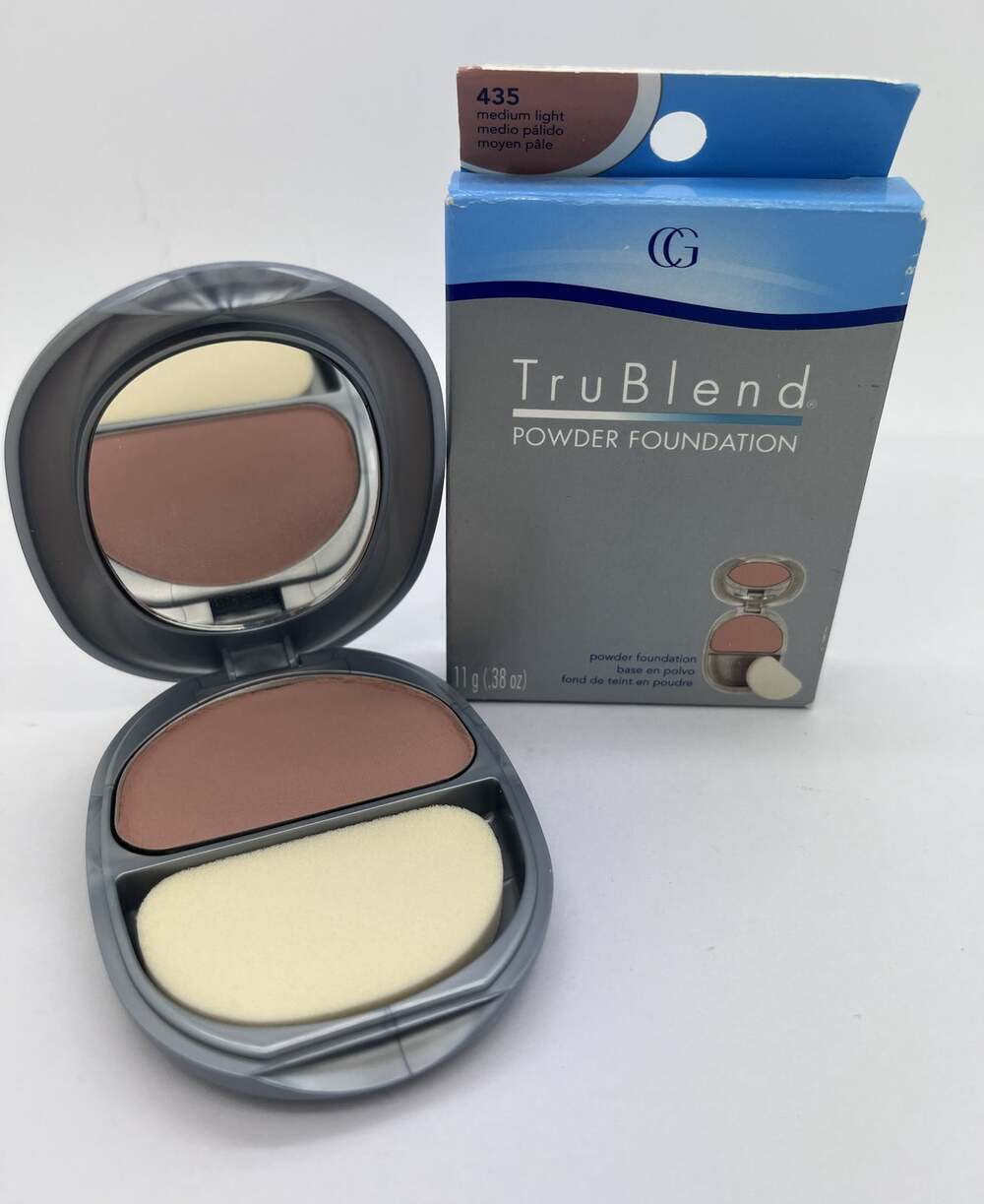 Covergirl MEDIUM LIGHT 435 TruBlend Powder Foundation .38 oz